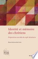 Identité et mémoire des chrétiens