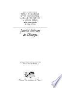 Identité littéraire de l'Europe