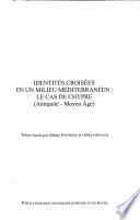 Identités croisées en un milieu méditerranéen