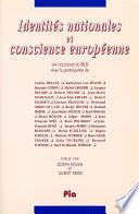 Identités nationales et conscience européenne