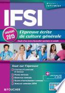 IFSI L'épreuve écrite de culture générale - Concours 2015 -