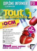 IFSI Tout le semestre 1 en QCM et QROC - Diplôme infirmier - 2e édition