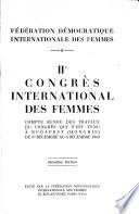IIe Congrès international des femmes