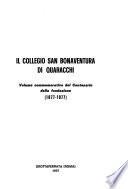 Il Collegio San Bonaventura di Quaracchi