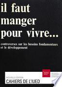 Il faut manger pour vivre...
