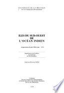 Iles du sud-ouest de l'océan Indien