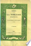 Illustrations de la Noblesse Europeenne