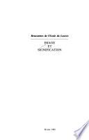 Image et signification