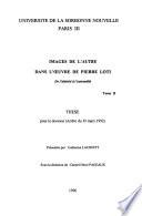Images de l'autre dans l'oeuvre de Pierre Loti