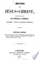 Imitation de Jésus-Christ, traduite du latin de Thomas a Kempis, ...