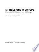 Impressions d'Europe
