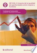 Livre Impulso de la igualdad de oportunidades entre mujeres y hombres. SSCB0109