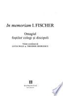 In memoriam I. Fischer