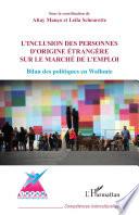 Inclusion des personnes d'origine étrangère sur le marché de l'emploi