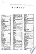 Index cumulatif de la Bibliographie de la France