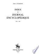 Index du Journal encyclopédique, 1756-1793
