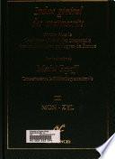 Index général des manuscrits
