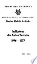 Indicateur des boîtes postales