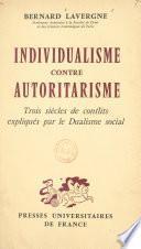 Individualisme contre autoritarisme