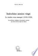 Indochine années vingt