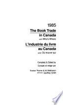 Industrie Du Livre Au Canada
