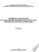 Inférence statistique et analyse des données sous des plans d'échantillonnage complexes
