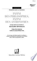 Infini des philosophes, infini des astronomes