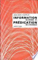 Information du monde et prédication de l'Évangile