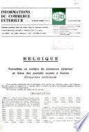 Informations du Commerce Exterieur