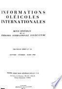 Informations oléicoles internationales
