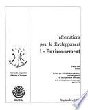 Informations pour le développement: Environment