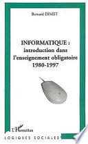 Informatique introduction dans l'enseignement obligatoire