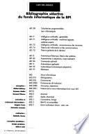 Informatique, une bibliographie