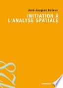 Initiation à l'analyse spatiale