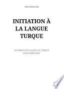 Initiation à la langue turque