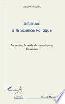 Initiation à la science politique