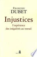 Injustices. L'expérience des inégalités au travail