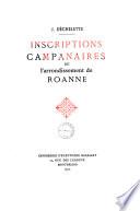 Inscriptions campanaires de l'arrondissement de Roanne