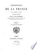 Inscriptions de la France du Ve siècle au XVIIIe