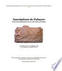Inscriptions de Palmyre