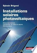 Installations solaires photovoltaïques