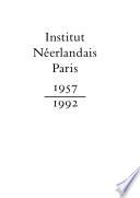 Institut néerlandais, Paris