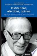Institutions, élections, opinion
