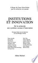 Institutions et innovation