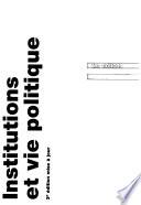 Institutions et vie politique