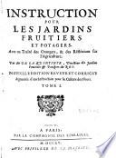 Instruction pour les jardins fruitiers et potagers