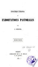 Instructions et exhortations pastorales