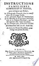 Instructions familières