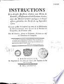 Instructions sur diverses questions relatives aux droits de contrôle, d'insinuation et de centième denier, avec des observations analogues à chaque espece, précédées des tarifs du 29 septembre 1722. Ouvrage publié & imprimé en vertu de la délibération de nosseigneurs des états de la province de Languedoc, du 8 janvier 1787. Par M. Dupin,...