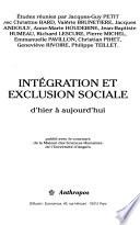 Intégration et exclusion sociale